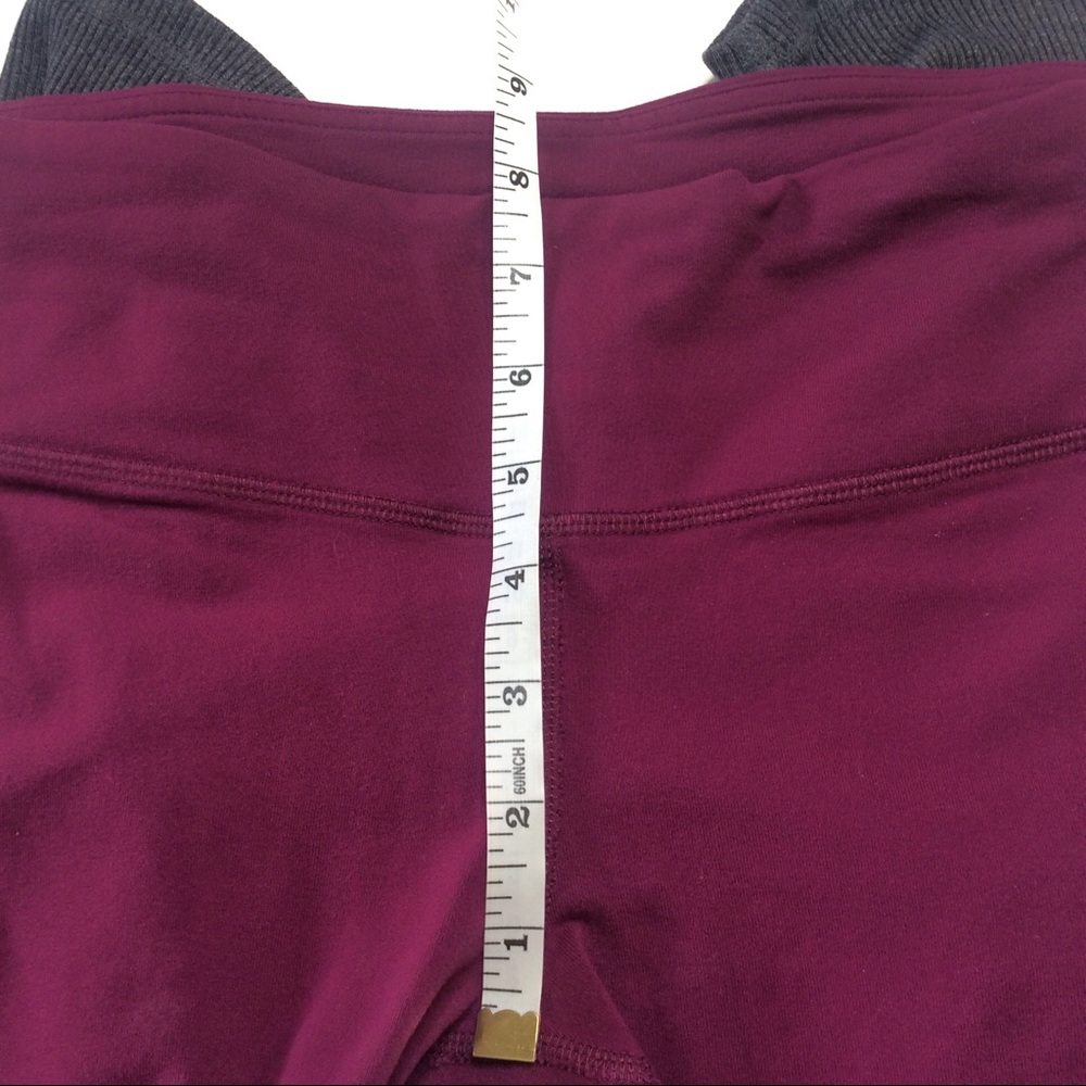 ALO Yoga WHITE and Gray Colorblock Leggings - Picture 7 of 16